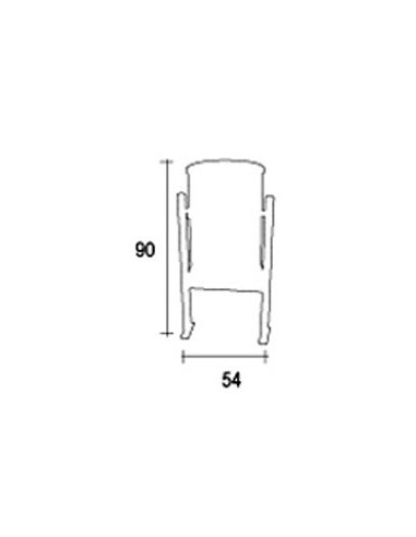 Papelera de Acero Inoxidable Modelo PP-1