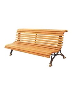Banco de Madera con patas de Hierro Fundido Modelo B-3