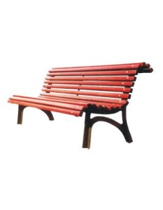 Banco de Madera con patas de Hierro Fundido Modelo B-15