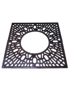 Alcorque de Hierro Modelo AQ-7 / 80x80cm exterior - 35cm...