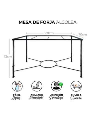 Mesa de Forja Regulable Alcolea