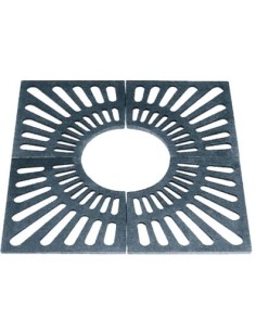 Alcorque de Hierro Modelo AQ-12 / 120x120cm de exterior -...