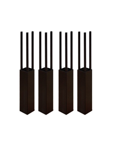 Mesa de Forja Regulable Nueva Carteya con Tablero y Cristal