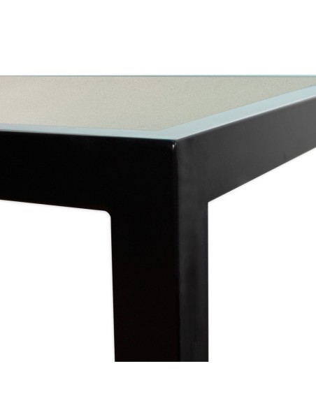 Mesa de Forja Regulable Nueva Carteya con Tablero y Cristal