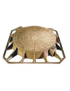 Tapa de Saneamiento Redonda con Marco y Cierre Elástico...