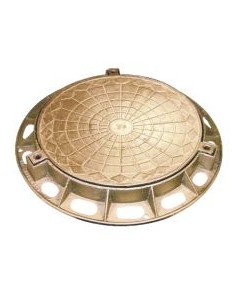 Tapa de Saneamiento Redonda con Marco y Junta de...