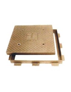 Tapa de Saneamiento con Marco Iberdrola Modelo TS-35 /...