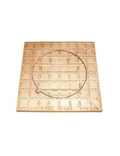 Tapa de Saneamiento Redonda con Marco Cuadrado Modelo...