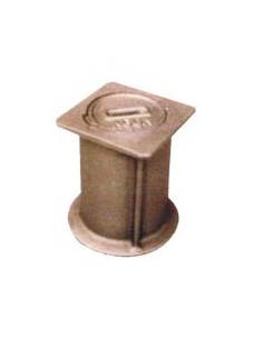 Registro de Llave de Paso Cuadrado Modelo TS-45 / 15x12cm...