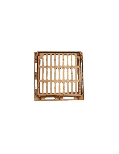 Rejilla Plana con Marco Abatible y Antirrobo...