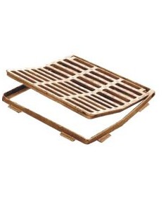 Rejilla Curva con Marco Abatible y Antirrobo Modelo TS-66...