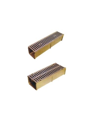 Rejillas Planas con Canaletas Modelo TS-69 /...