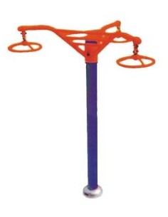 Gira-Gira de Circuito Biosaludable Modelo BIO-8 / 205x226cm