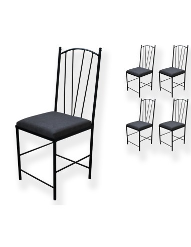 PACK 2 SILLAS DE FORJA MOD.PALILLOS