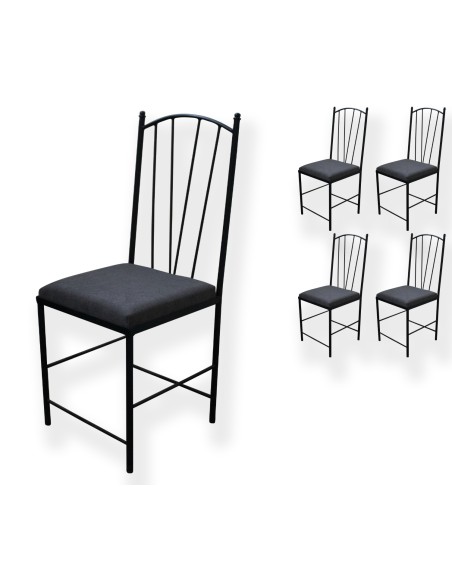 PACK 2 SILLAS DE FORJA MOD.PALILLOS