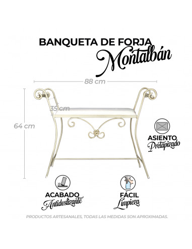Banqueta de Forja Montalbán