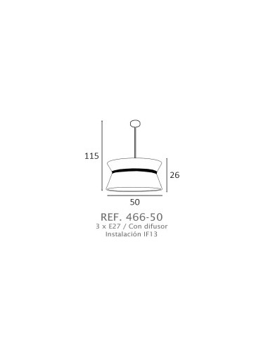 Lampara Drac Colgante