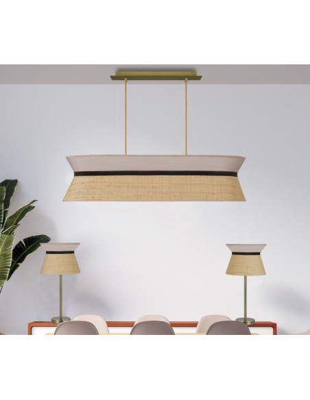 Lámpara Drac Ovalada Recta