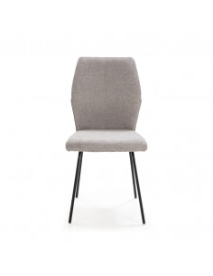 Silla Pol Gris Claro 4P/Caja 2