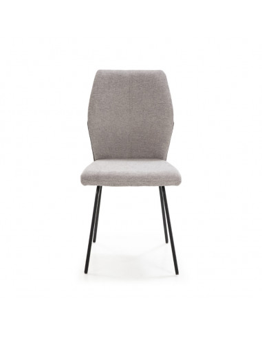 Silla Pol Gris Claro 4P/Caja