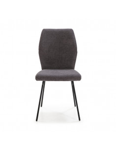 Silla Pol Gris Oscuro 4P/Caja 2