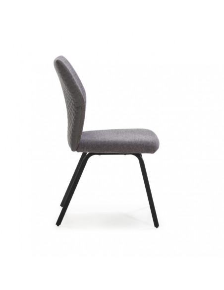 Silla Pol Gris Oscuro 4P/Caja