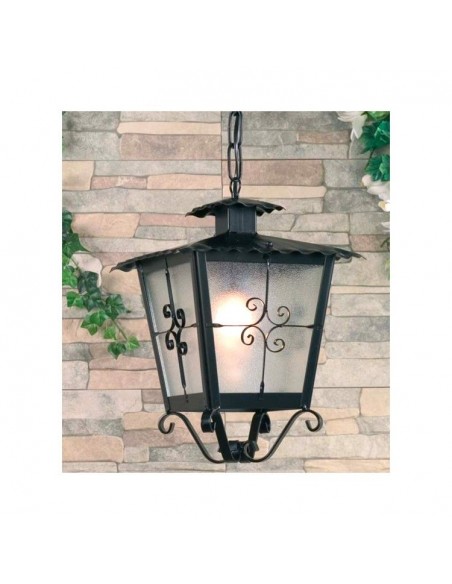 Farol de techo con adornos 664