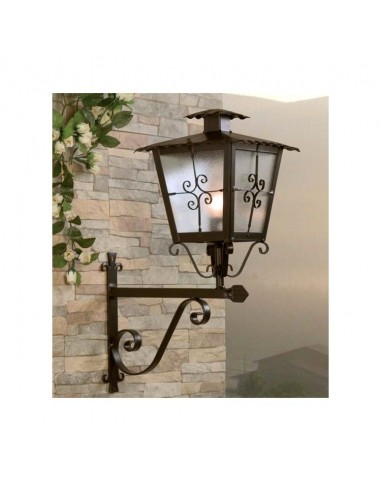 Farol Caracoles con soporte de pared Modelo 654