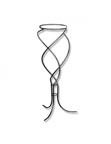 Macetero de forja en espiral 25cm diámetro Modelo 125