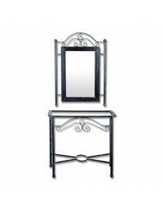 Entradita de forja con espejo Modelo 610