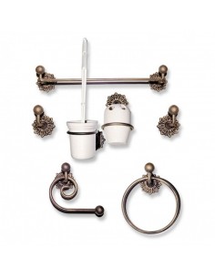 Accesorios de Baño en Forja Juego Bolonia Modelo ACC