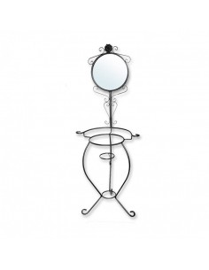 Palanganero de Forja con Espejo Modelo 606