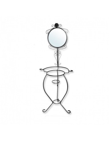 Palanganero de Forja con Espejo Modelo 606