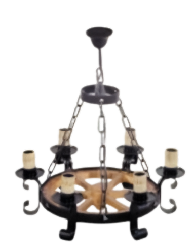 Lámpara de Forja Techo 6 luces Modelo 0523