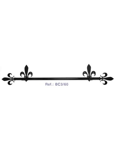 Barra de Cortina de Forja Modelo BC3